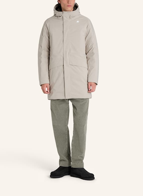 K-WAY Winterjacke JARNO ST THERMO BEIGE/ SCHWARZ