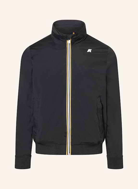 K-WAY Funktionsjacke AMAURY STRETCH NYLON JERSEY SCHWARZ