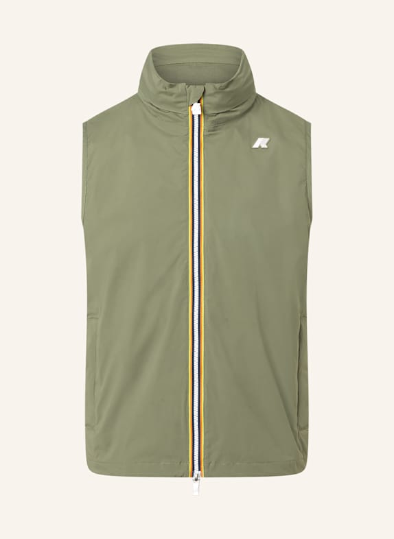 K-WAY Funktionsweste VALEN STRETCH NYLON JERSEY GRÜN