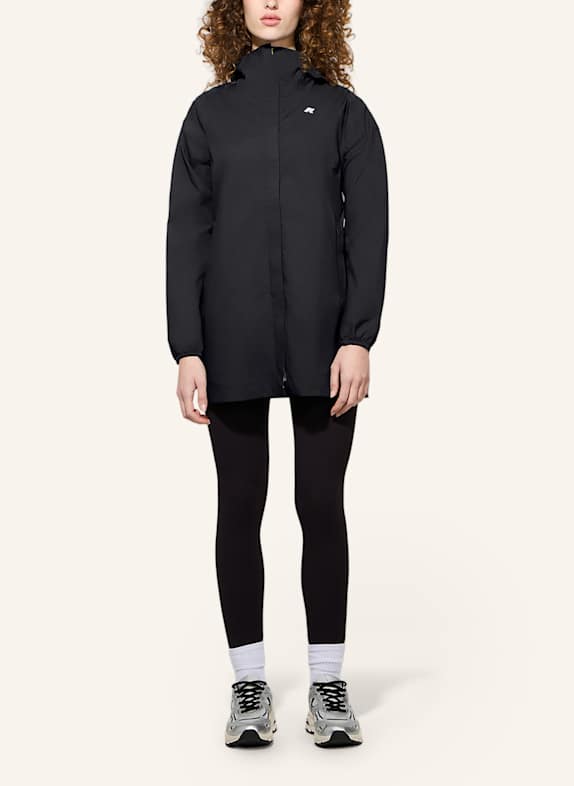 K-WAY Funktionsjacke SOPHIE STRETCH DOT SCHWARZ