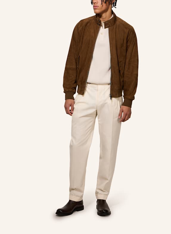 BARACUTA Jacke G9 HARRINGTON SUEDE OLIV