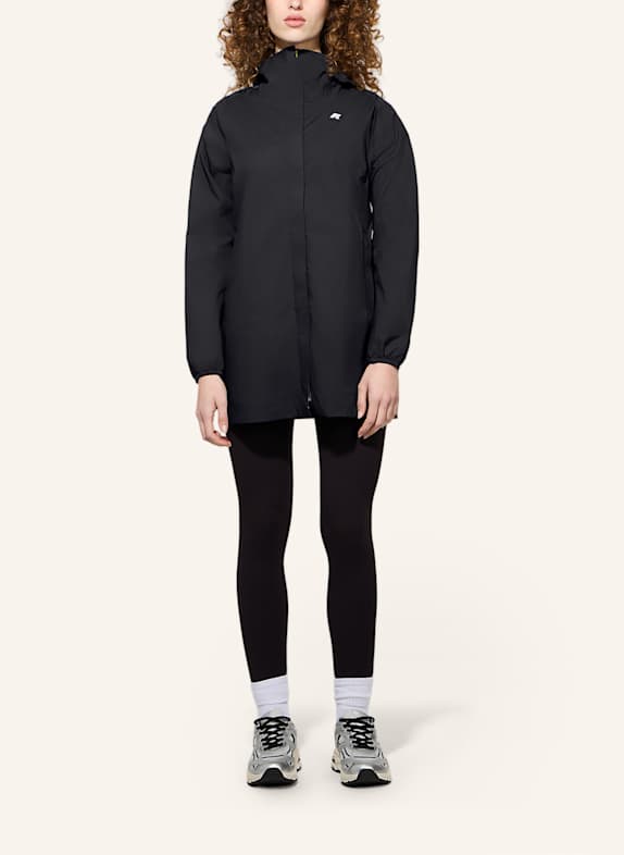 K-WAY Funktionsjacke SOPHIE STRETCH DOT SCHWARZ