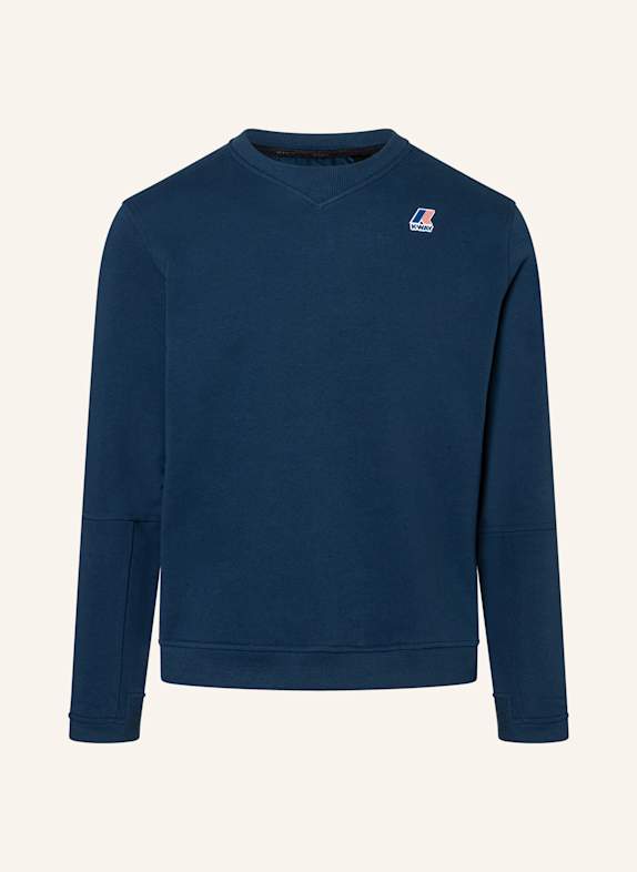K-WAY Sweatshirt NAEL POLY COTTON BLAU