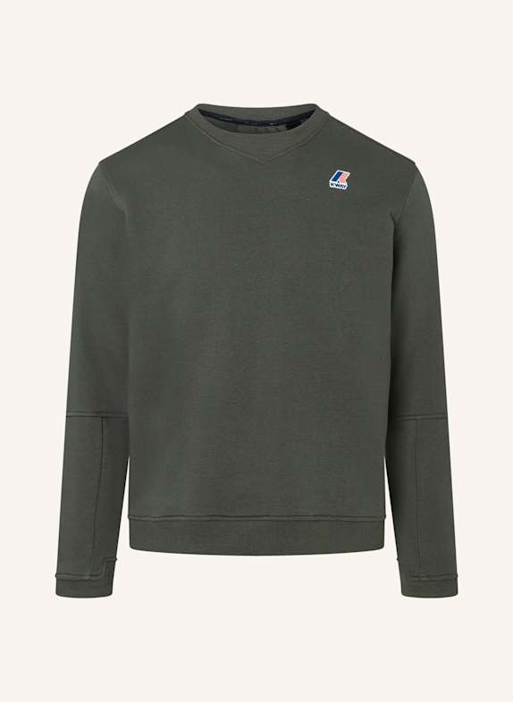 K-WAY Sweatshirt NAEL POLY COTTON GRÜN