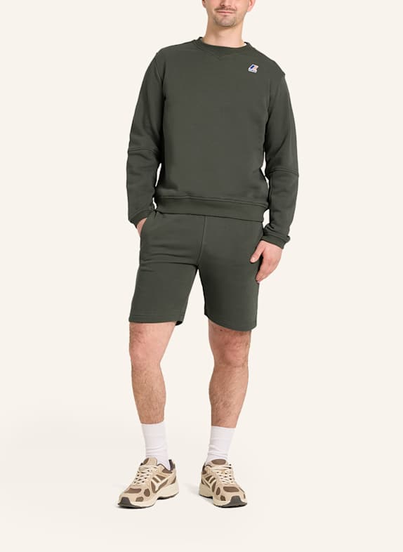 K-WAY Sweatshirt NAEL POLY COTTON GRÜN