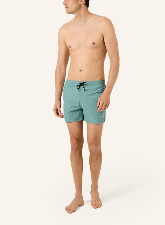 K-WAY Badehose LE VRAI OLIVIER GRÜN
