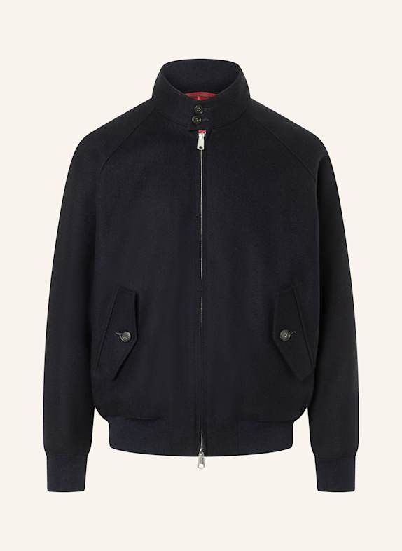 BARACUTA Jacke G9 MELTON WOOL JACKET BLAU