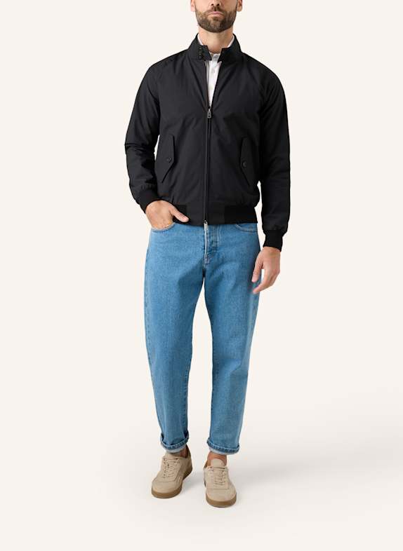 BARACUTA Jacke G9 HARRINGTON JACKET SCHWARZ