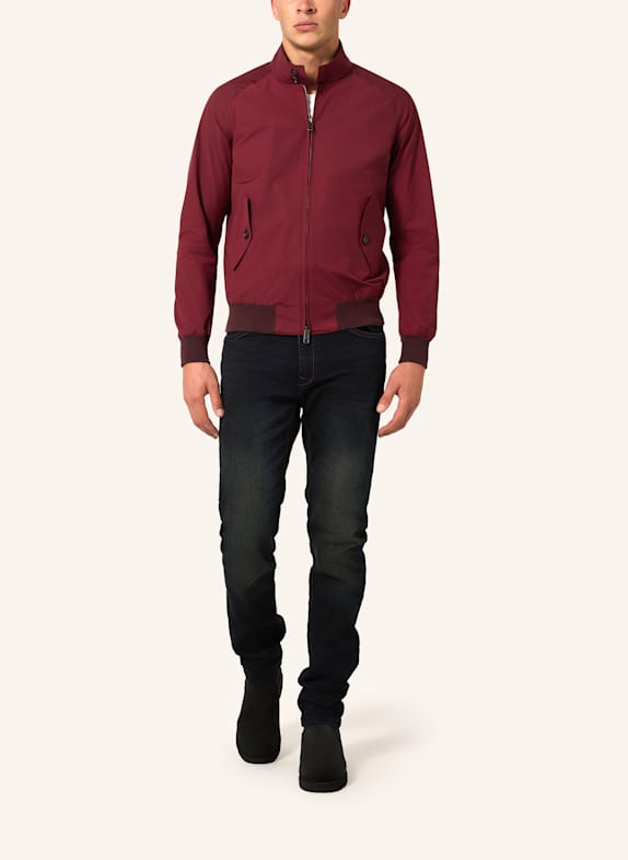 BARACUTA Jacke G9 HARRINGTON JACKET DUNKELROT