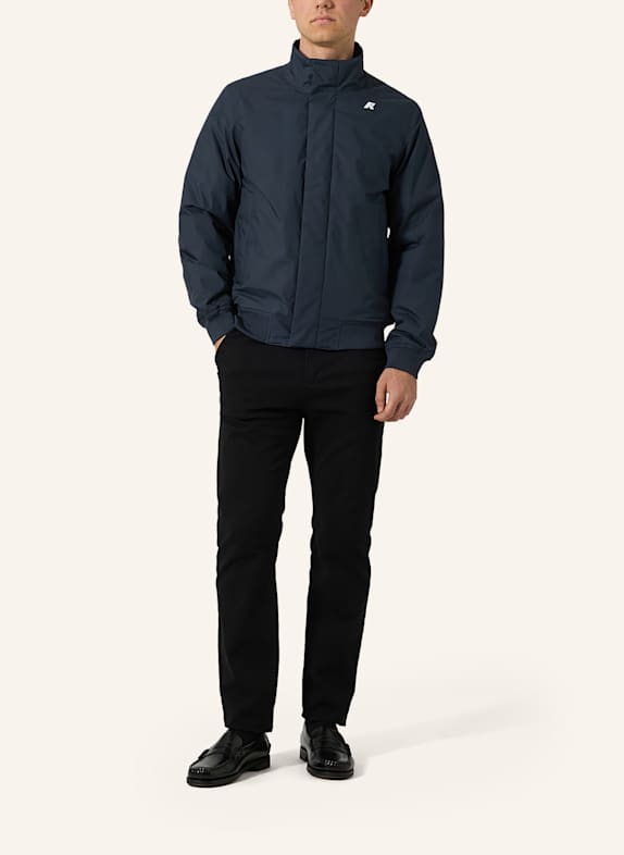 K-WAY Funktionsjacke ARSENE WARM MICRO CANVAS BLAU