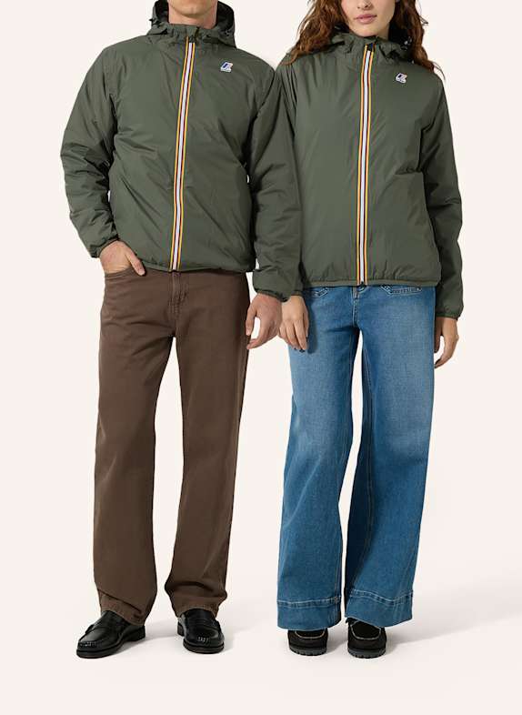 K-WAY Funktionsjacke LE VRAI 4.0 CLAUDE WARM DUNKELGRÜN