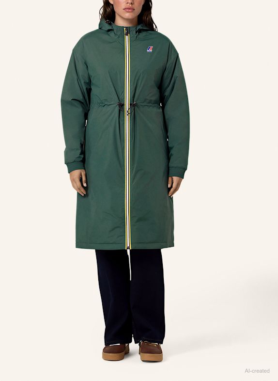 K-WAY Funktionsjacke LE VRAI 4.0 DELIA WARM DUNKELGRÜN