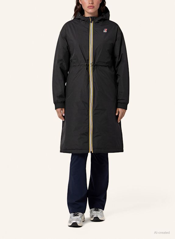 K-WAY Funktionsjacke LE VRAI 4.0 DELIA WARM SCHWARZ