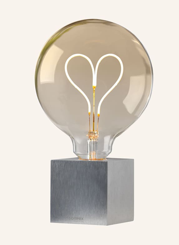 SOMPEX Leuchte LED Filament Leuchtmittel-inkl. Sockel SILBER