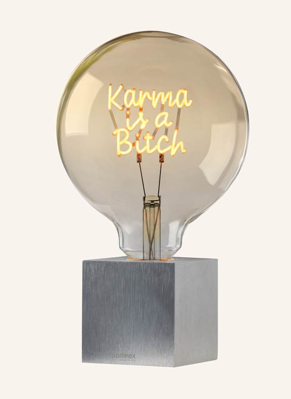 SOMPEX Leuchte LED Filament Leuchtmittel-inkl. Sockel SILBER