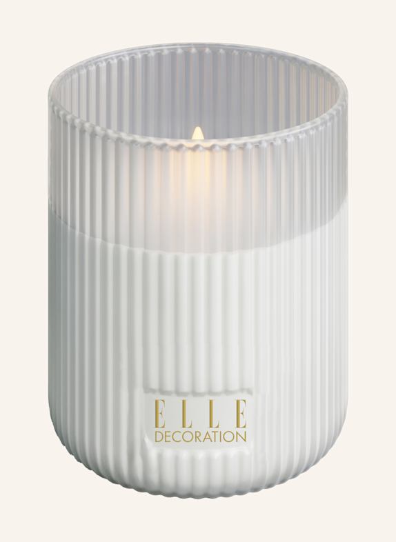 ELLE Decoration LED Kerze BELLEVILLE WEISS