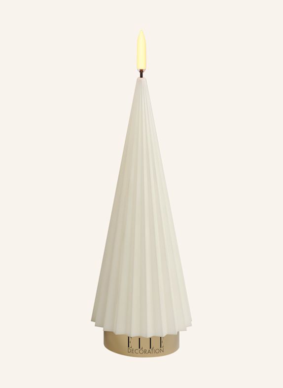 ELLE Decoration BOREAL S LED Candle CREAM / BEIGE