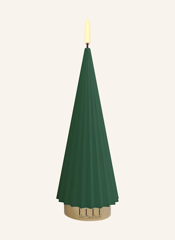 ELLE Decoration BOREAL S LED Candle GREEN