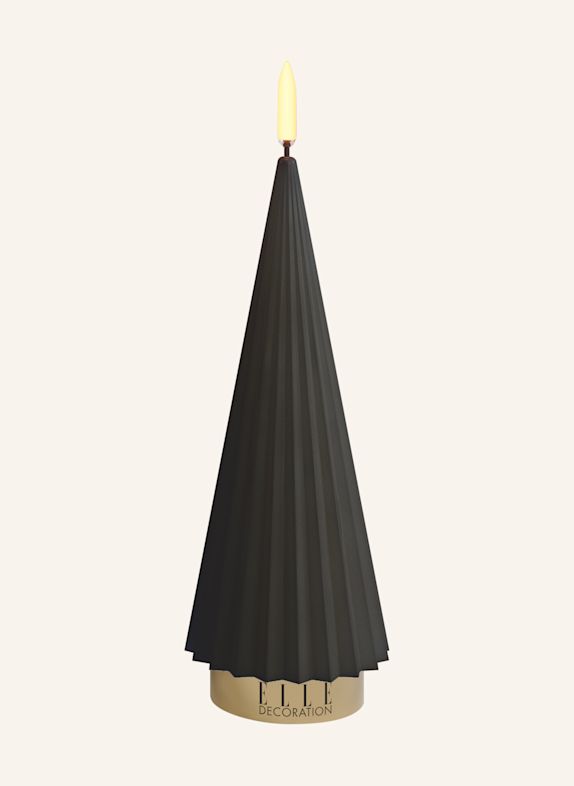 ELLE Decoration BOREAL S LED Candle BLACK