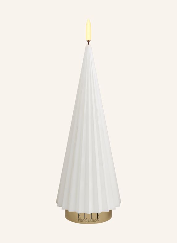 ELLE Decoration BOREAL M LED Candle WHITE