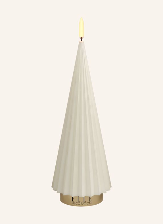 ELLE Decoration BOREAL M LED Candle CREAM / BEIGE