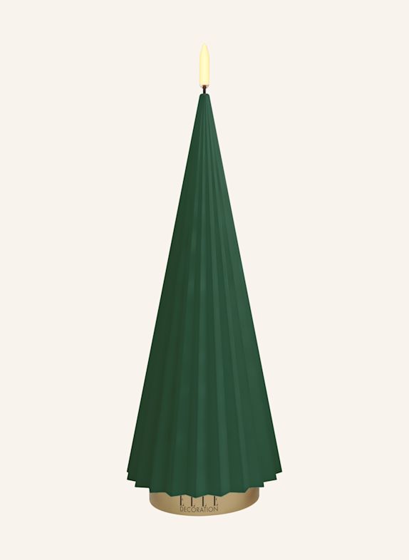 ELLE Decoration BOREAL L LED Candle GREEN