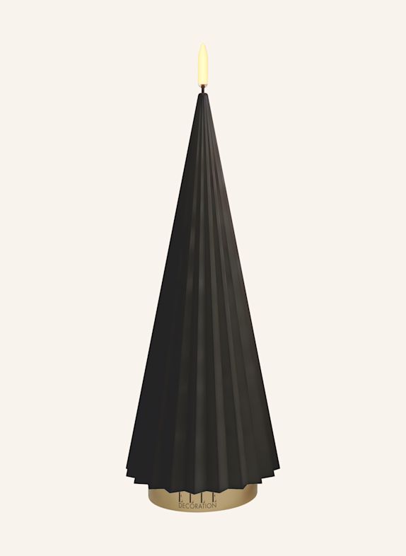 ELLE Decoration BOREAL L LED Candle BLACK