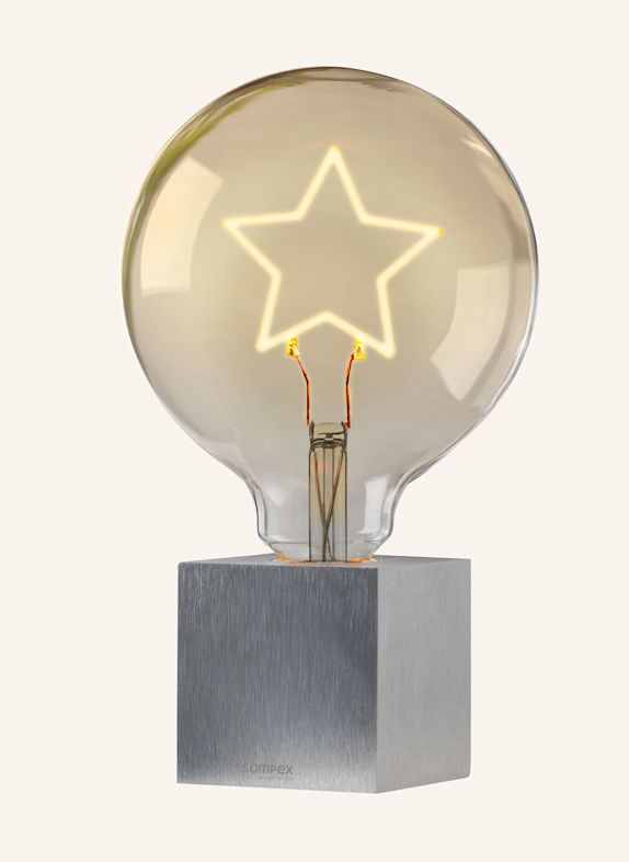 SOMPEX Leuchte LED Filament Leuchtmittel-inkl. Sockel SILBER