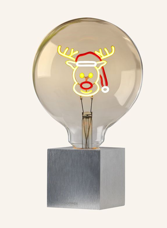 SOMPEX Leuchte LED Filament Leuchtmittel-inkl. Sockel SILBER
