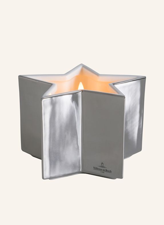 Villeroy & Boch LED-kaars LUZERN M ZILVER