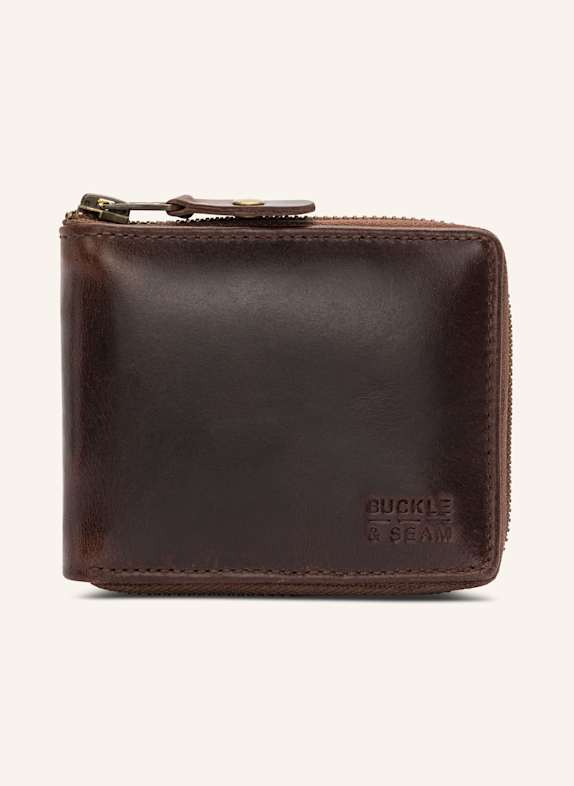 BUCKLE & SEAM Geldbörse GRIND BRAUN