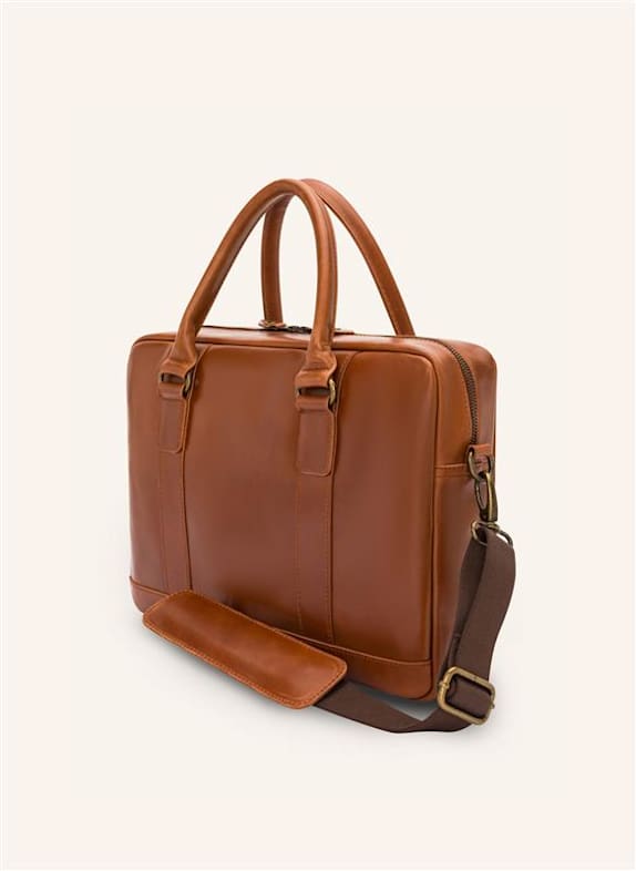 BUCKLE & SEAM Business-Tasche EVERETT COGNAC