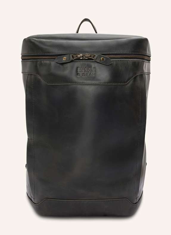 BUCKLE & SEAM Rucksack SIWA mit Laptop-Fach SCHWARZ