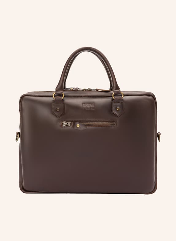 BUCKLE & SEAM Laptoptasche CALI BRAUN