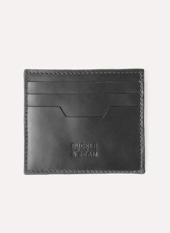 BUCKLE & SEAM Kartenetui STERLING SCHWARZ