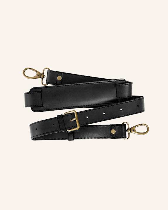 BUCKLE & SEAM Leder Schultergurt SCHULTERGURT SCHWARZ