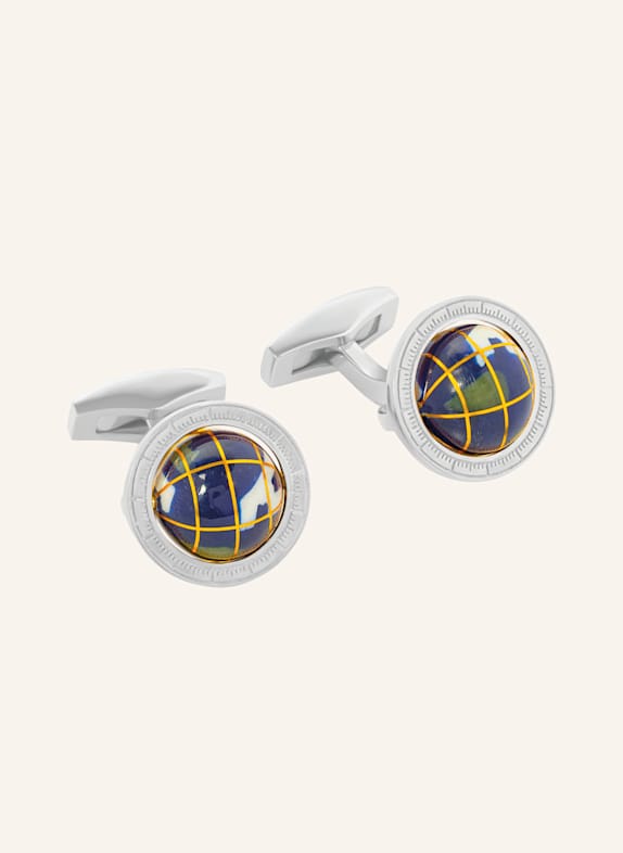 TATEOSSIAN Manschettenknöpfe GLOBE LAPIS BLAU