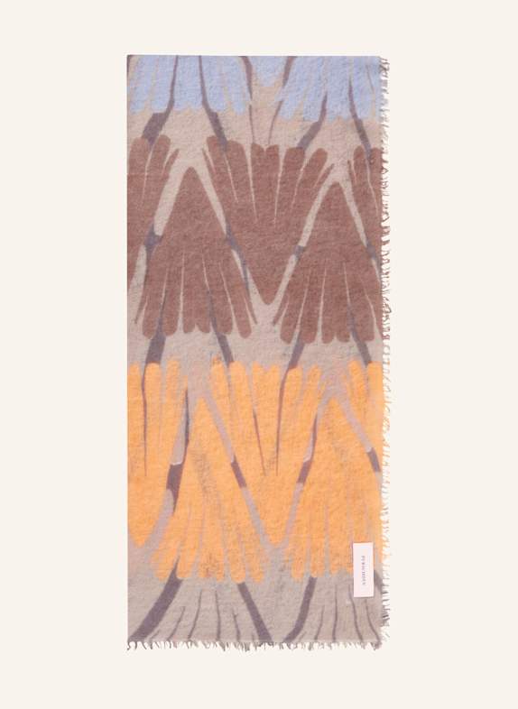 PURSCHOEN Cashmere-Schal MAYA ORANGE
