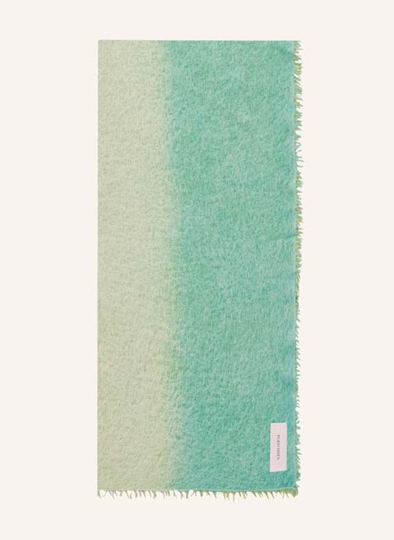 PURSCHOEN Cashmere-Schal OMBRE GRÜN