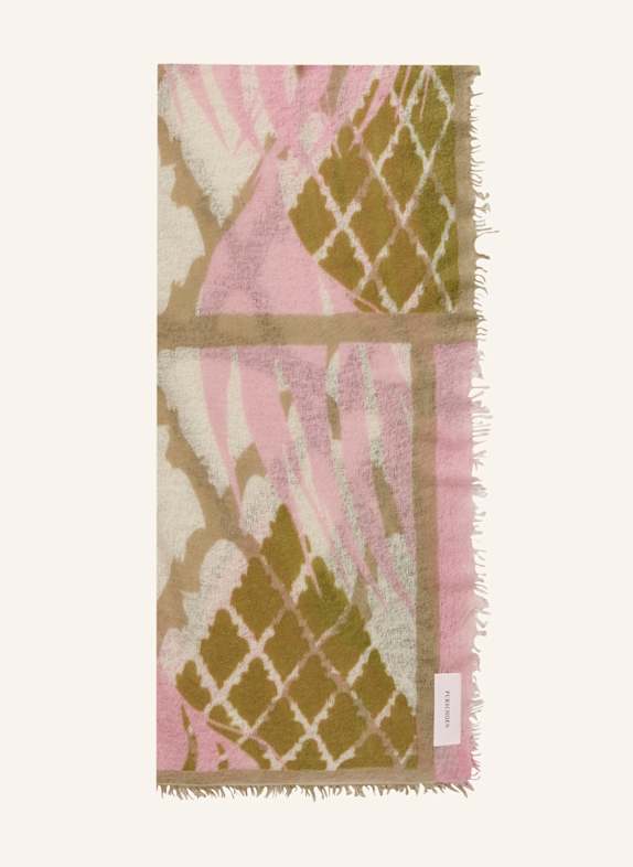 PURSCHOEN Cashmere-Schal FEUERVOGEL ROSA