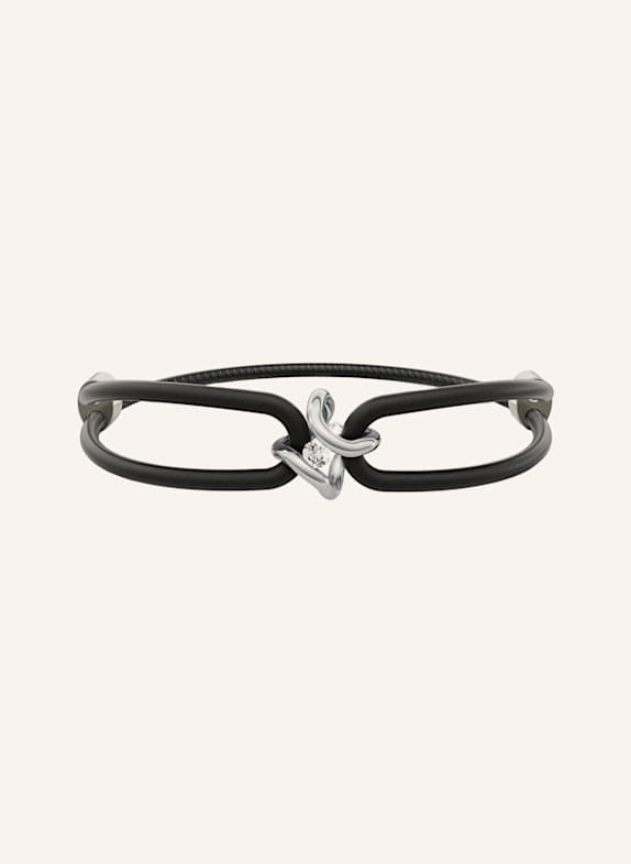NIESSING Armband SPANNRING® ÄRA PLATIN/ SCHWARZ