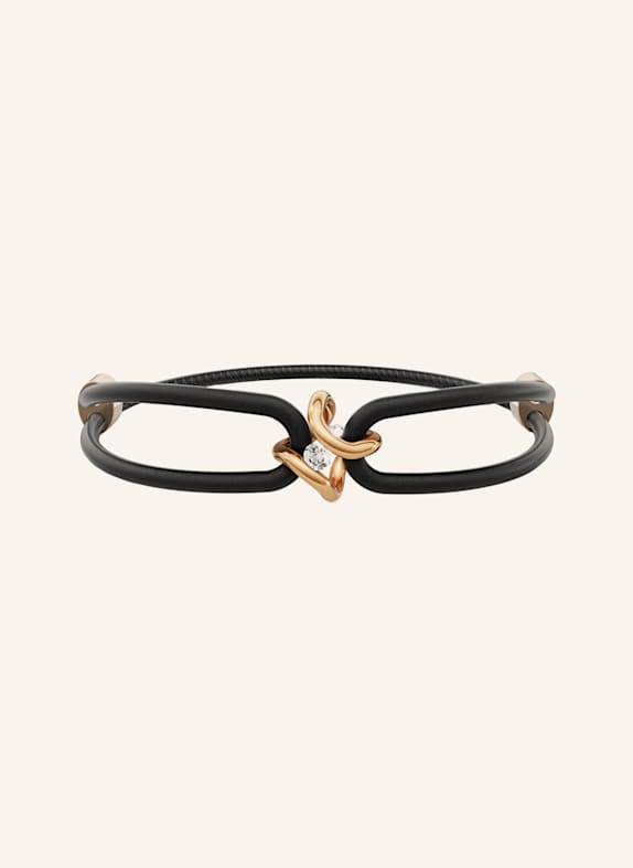 NIESSING Armband SPANNRING® ÄRA ROSÉGOLD/ SCHWARZ