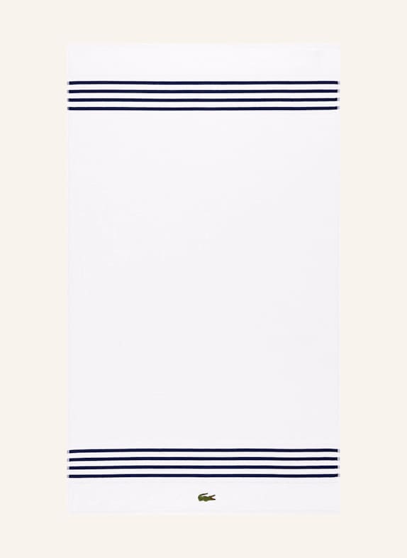 LACOSTE Badetuch LCOURTLI DUNKELBLAU