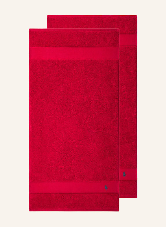 RALPH LAUREN HOME Handtuch POLOPLAYER ROT