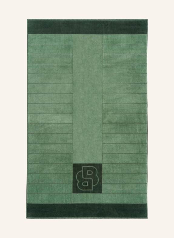 BOSS Badetuch DOUBLEB DUNKELGRÜN