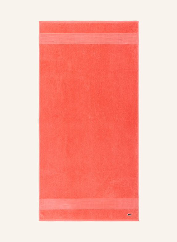 LACOSTE Duschtuch LLECROCO ORANGE