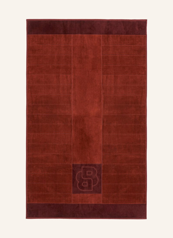 BOSS Badetuch DOUBLEB ORANGE/ DUNKELORANGE