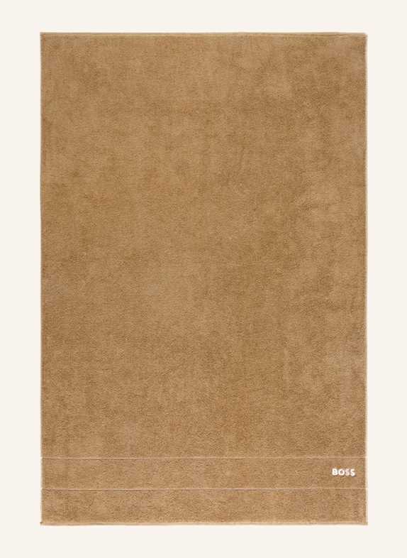 BOSS Badetuch PLAIN HELLBRAUN
