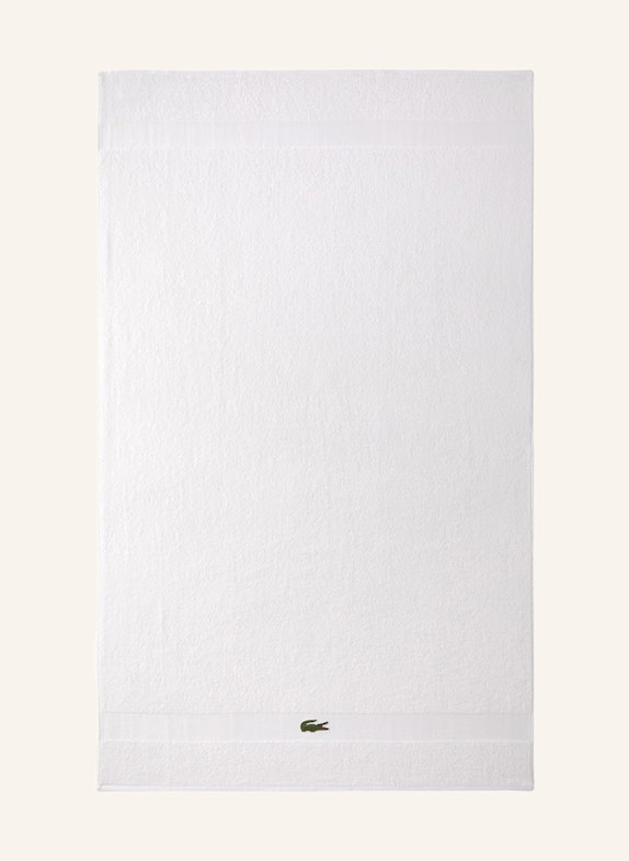 LACOSTE Badetuch LCASUAL WEISS