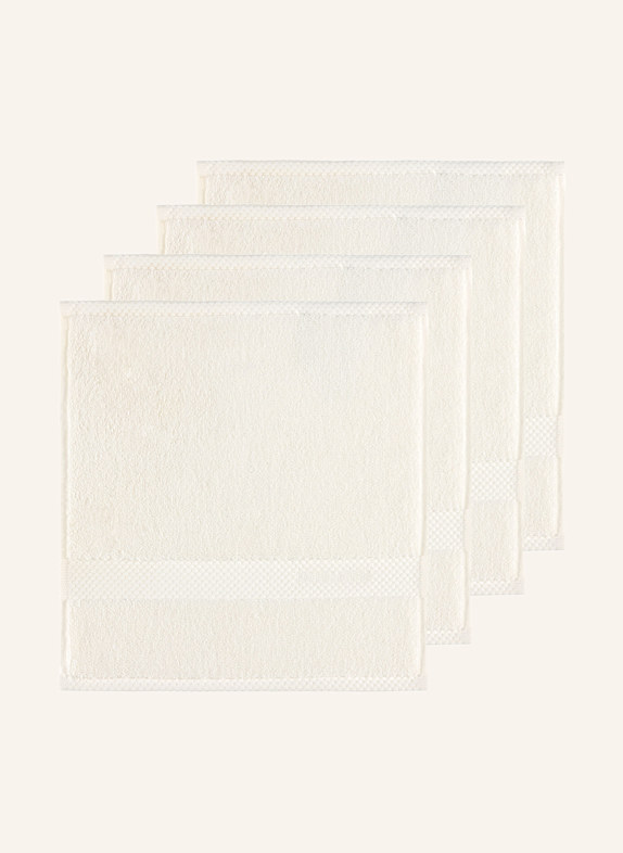 RALPH LAUREN HOME Waschlappen 4er Set AVENUE CREME